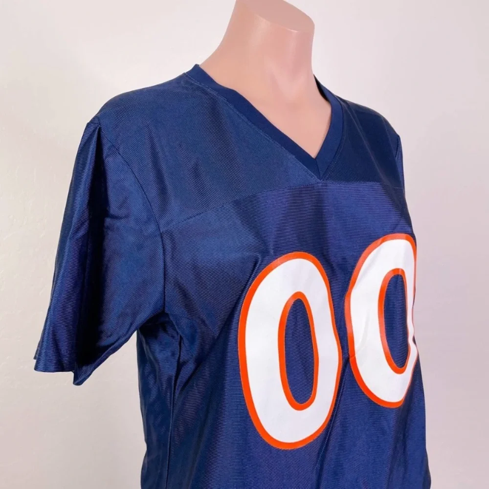 Denver Broncos NFL Team Apparel Womens Navy V-Neck 00 Short Sleeve Jerse… - Picture 3 of 7